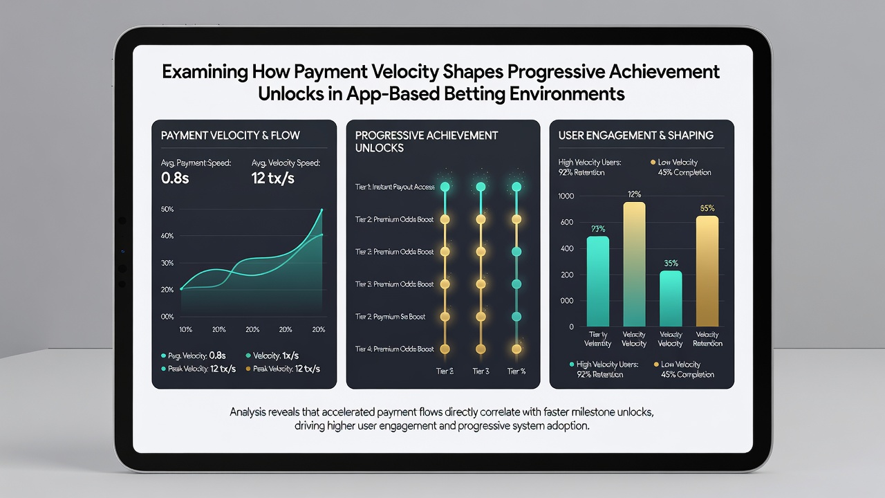 Visualisierung von Transaktionsgeschwindigkeiten und Achievement-Fortschritten in Betting-Apps