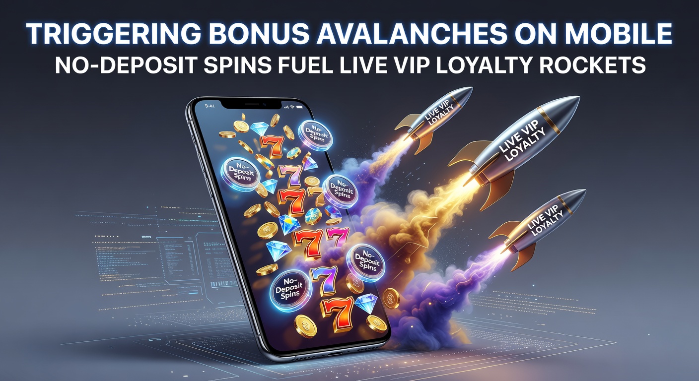 Smartphone-Bildschirm mit explodierenden Bonus-Symbolen in einem Slot-Spiel, umgeben von VIP-Loyalitätsleisten