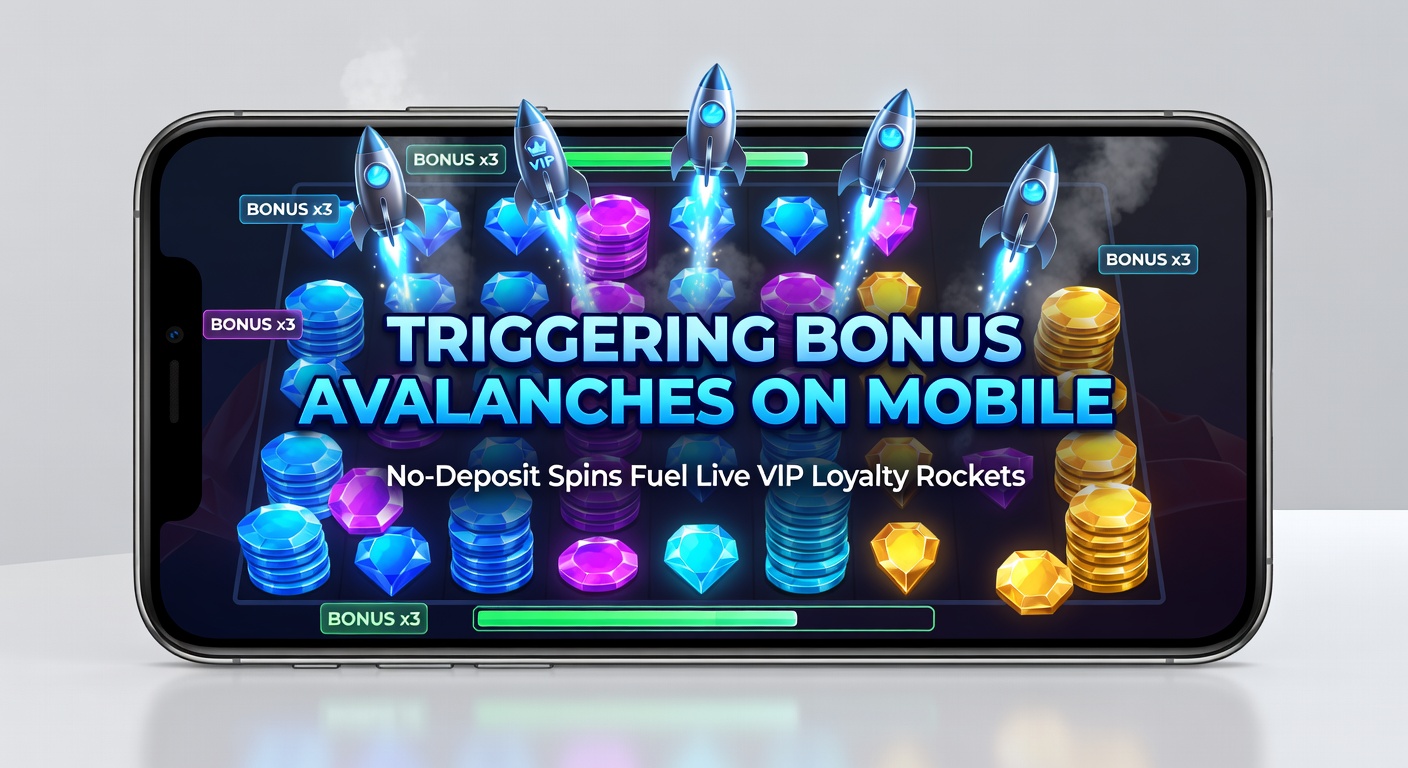 VIP-Loyalitätsdashboard auf Mobile mit steigenden Balken, Bonus-Lawinen-Icons und Live-Dealer-Streams im Hintergrund